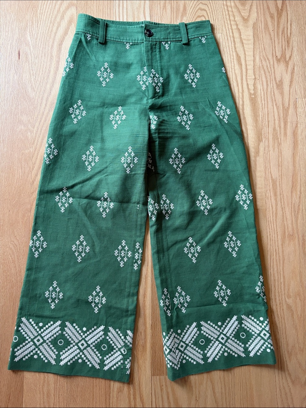 Zara Embroidered Pants